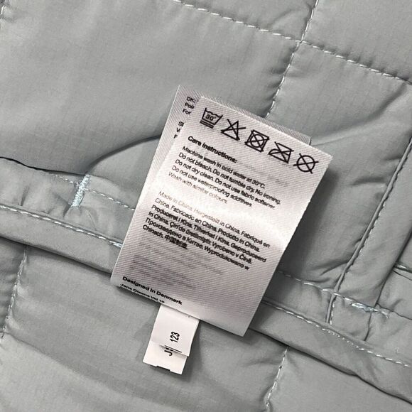 Rains Vest WMNS L Sky Blue Liner Quilted Layer Water Repellent Gorpcore Outdoors - Picture 12 of 13
